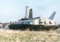 BH7 being moved to The Hovercraft Museum